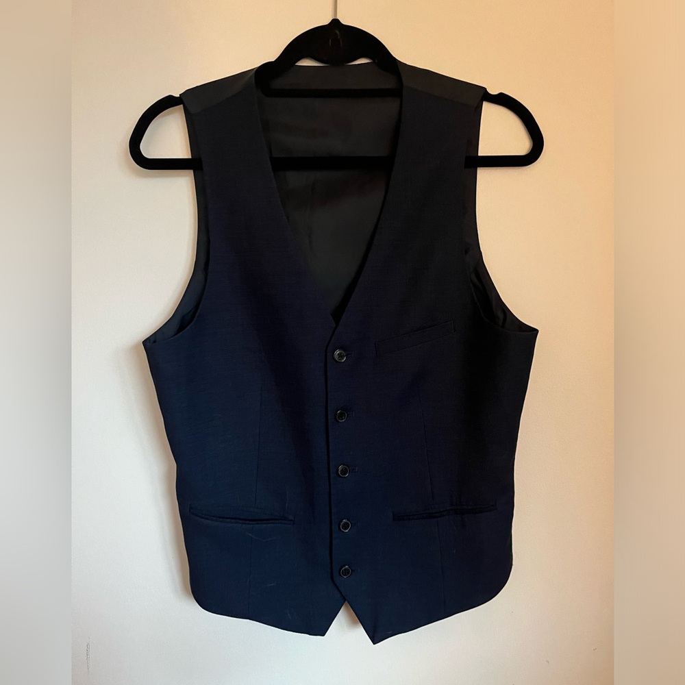 Navy H&M formal vest